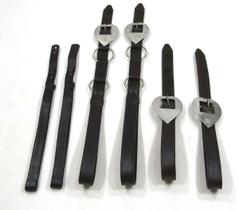 Arriatas Luxo Marrom Para Cavalos 100% Couro Em Inox