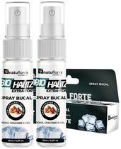 ARROMATIZANTE BUCAL EXTRA FORTE BIO HALITZ SPRAY 18ml NATUFLORES kIT 2un