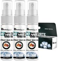 ARROMATIZANTE BUCAL EXTRA FORTE BIO HALITZ SPRAY 18ml NATUFLORES kIT 3un