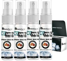 ARROMATIZANTE BUCAL EXTRA FORTE BIO HALITZ SPRAY 18ml NATUFLORES kIT 4un