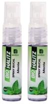 ARROMATIZANTE BUCAL MENTA BIO HALITZ SPRAY 18ml NATUFLORES Kit 2un