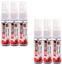 ARROMATIZANTE BUCAL MORANGO BIO HALITZ SPRAY 18ml NATUFLORES Kit 6un ARROMATIZANTE BUCAL MORANGO BIO HALITZ SPRAY 18ml NATUFLORES Kit 6un