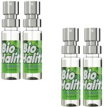 ARROMATIZANTE BUCAL PEPPERMINT SPRAY BIO HALITZ 6ml NATUFLORES Kit 4un