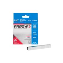 ARROW 508 Grampos Genuínos T50 de 1/2 Polegadas, 1.250-Pack