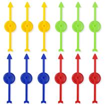 Arrow Game Spinners NQEUEPN 12 peças de plástico 10 cm 4 cores Arrow Game Spinners NQEUEPN 12 peças de plástico 10 cm 4 cores