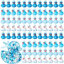 Arrowbash, 100 peças, miniestatuetas de pato de inverno em resina, 1,9 cm