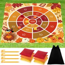 Arrowbash Large 150x150cm Fall Thanksgiving Bean Bag Toss Game Arrowbash Large 150x150cm Fall Thanksgiving Bean Bag Toss Game