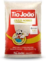 Arroz Branco Tio João Grãos Nobres Tipo 1 1kg