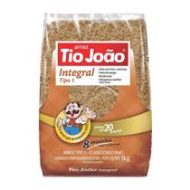 Arroz Integral Parboilizado em 8 Saquinhos Tio João 1kg