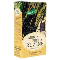 Arroz Negro Integral Ruzene 1kg - Grão Curto e Macio