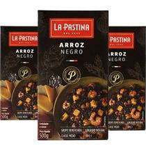 Arroz Negro Italiano La Pastina 500G (3 Unidades) Arroz Negro Italiano La Pastina 500G (3 Unidades)