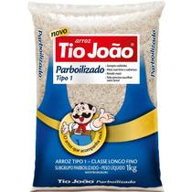 Arroz Parboilizado Longo Fino Tio João 1Kg