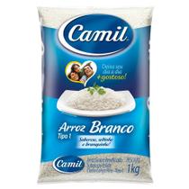 Arroz Polido Tipo 1 Camil Pacote 1kg