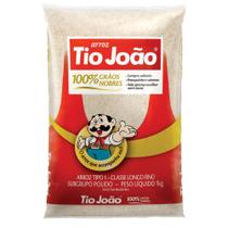 Arroz Tio João 100% Grãos Nobres - 1kg