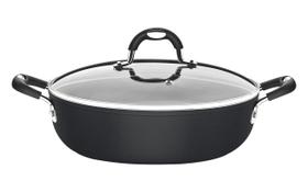 Arrozeira Mônaco Tramontina 28Cm 4,2L Antiaderente Preta