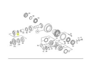 Arruela Ajuste Mercedes Benz (2,25mm) - A9423536677 Arruela Ajuste Mercedes Benz (2,25mm) - A9423536677