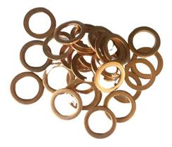 Arruela Cobre Vedação Carter 6mm X 10mm - 50 Unidades Arruela Cobre Vedação Carter 6mm X 10mm - 50 Unidades