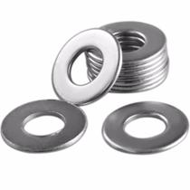 Arruela de Ferro Lisa 1/4"" 6,3mm com 200 Peças - ARU572 - FOXMIX