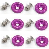 Arruela fender washer larga com parafuso m6 roxa (fwl-8) lowv Arruela fender washer larga com parafuso m6 roxa (fwl-8) lowv