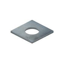 Arruela Galvanizada Quadrada 1 Furo 5/8 Polegada