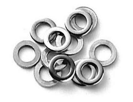 Arruela Pearl MTW-12/12 de Metal para Parafusos Kit com 12 Unidades