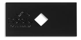 Arruela retangular 100x50mm N-2 Forsul Preto