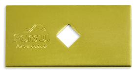Arruela retangular 80x40mm N-1 Forsul Dourado Arruela retangular 80x40mm N-1 Forsul Dourado