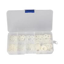 Arruelas De Nylon Pretas E Brancas M2-M8 Conjunto De 250 350 480 500PCS Espaçadores Plásticos Arruelas De Nylon Pretas E Brancas M2-M8 Conjunto De 250 350 480 500PCS Espaçadores Plásticos