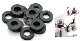 Arruelas Liverpool Preta Kit com 12 unidades de Nylon para os parafusos de afinação (11009)