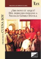 Ars boni et aequi Del derecho indiano