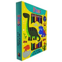 Art Attack! Kit de Colorir Com 12 Lápis de Cor : Dinos