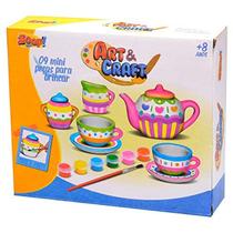 Art & craft conjunto de chá mini com 9 peças - zoop toys - 229 Art & craft conjunto de chá mini com 9 peças - zoop toys - 229