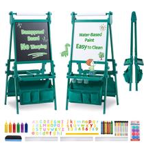 Art Easel FUNLIO dobrável antideformação para crianças de 3 a 8 anos com papel Art Easel FUNLIO dobrável antideformação para crianças de 3 a 8 anos com papel