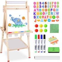 Art Easel Joyooss para crianças com quadro magnético e quadro-negro
