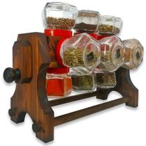 / Art & Lar / Kit Temperos Naturais Inclusos 12 Tipos Potes Vidro