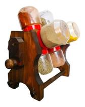 / Art & Lar / Porta Temperos 08 Frascos Manivela / Art & Lar / Porta Temperos 08 Frascos Manivela