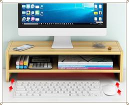 / Art & Lar / Suporte de Madeira Mesinha Monitor Organizador 45cm