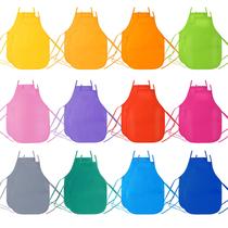 Art Smocks Pllieay Kids de 3 a 7 anos, não tecidos, 24 peças, 12 cores Art Smocks Pllieay Kids de 3 a 7 anos, não tecidos, 24 peças, 12 cores