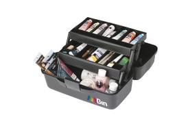 Art Supply Box ArtBin 6892AG Organizador portátil de 2 bandejas cinza/preto