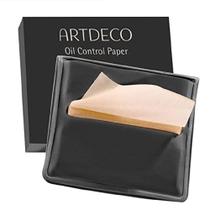 ARTDECO Oil Control Paper (100pcs) papel de blotting absorvente de óleo, dá à sua tez um acabamento fosco, recarga com 100 folhas, maquiagem