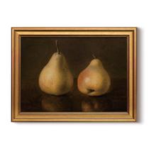 Arte de Pared HUARCEY Vintage con Marco Dorado Frutas de Pera 30x40 cm Arte de Pared HUARCEY Vintage con Marco Dorado Frutas de Pera 30x40 cm