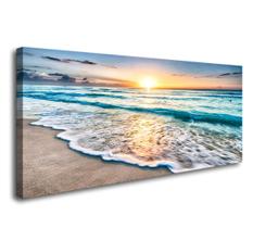 Arte de parede Baisuart S02250 Beach Sunset 50x100 cm Tela