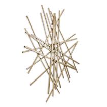 Arte de parede Cheung's Avalon Abstract Gold Metal 89x85x3 cm Arte de parede Cheung's Avalon Abstract Gold Metal 89x85x3 cm