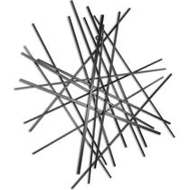 Arte de parede Cheung's Avalon Abstract Metal 35 cm, escultura preta Arte de parede Cheung's Avalon Abstract Metal 35 cm, escultura preta