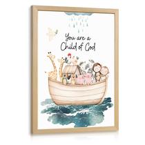 Arte de parede Clicyre Noah Ark Christian 30x40cm Child of God Arte de parede Clicyre Noah Ark Christian 30x40cm Child of God