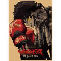 Arte de parede de anime Poster Megalo Box Retro Boxing 29,7x42 cm Arte de parede de anime Poster Megalo Box Retro Boxing 29,7x42 cm