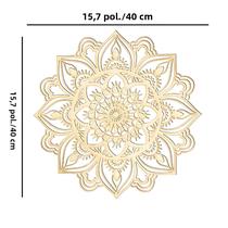 Arte De Parede Em Metal Marroquino Com Design De Mandala Indiana, Decoração Elegante Para Sala De