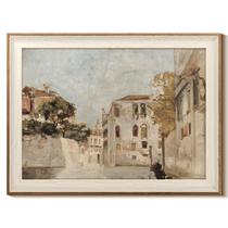 Arte de parede em Sim-Sea View of Venice Tela clássica 30x41 cm Arte de parede em Sim-Sea View of Venice Tela clássica 30x41 cm