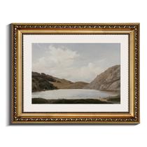 Arte de parede em Simsea Retro Gold Frame Landscape 28x36 cm