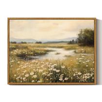 Arte de parede em Simsea Spring Landscape Wildflower 30x40 cm